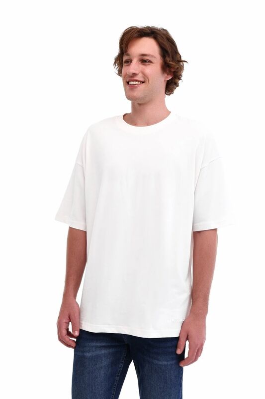 Lumberjack - 5W MB ROS 11HS113 5PR Erkek Bej T-Shirt - 102024403