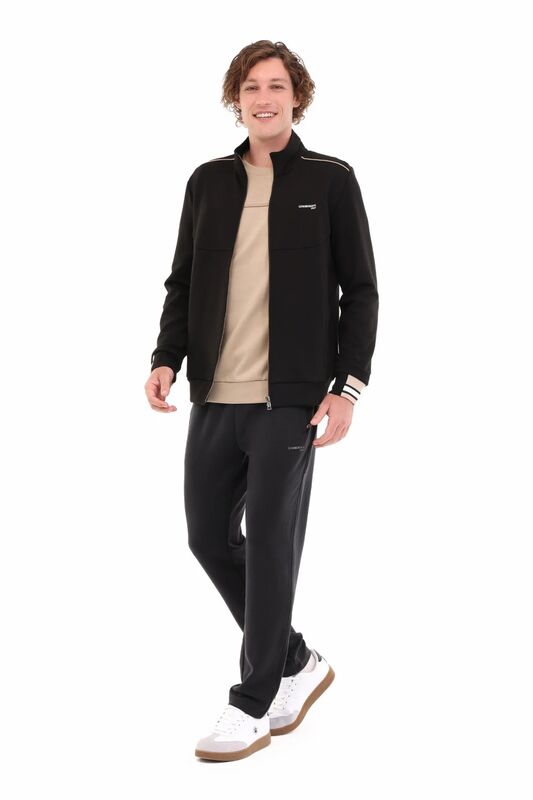 5W ML FRANKY 18BA-108 5PR Erkek Siyah Sweatshirt - 102029478