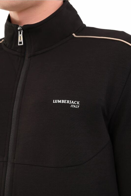 5W ML FRANKY 18BA-108 5PR Erkek Siyah Sweatshirt - 102029478