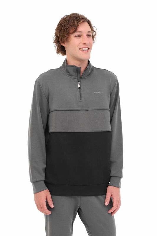 Lumberjack - 5W ML LUKA 16ITL815 5PR Erkek Koyu Gri Sweatshirt - 102024738