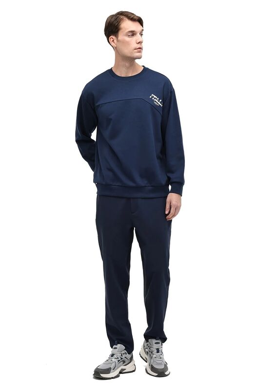 5W ML RENATO 16SD1161 5PR Erkek Koyu Mavi Sweatshirt - 102024109