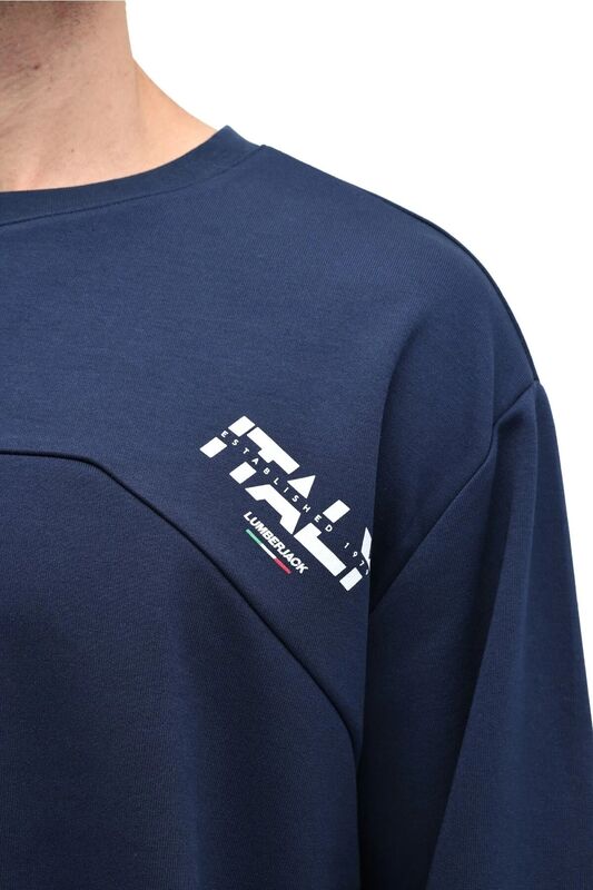 5W ML RENATO 16SD1161 5PR Erkek Koyu Mavi Sweatshirt - 102024109