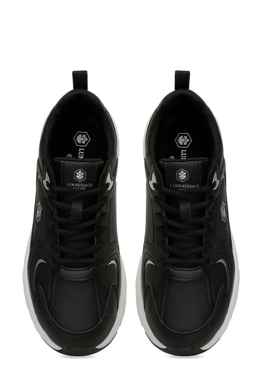 5W POL PU 5PR Erkek Siyah Spor Ayakkabı - 102019063