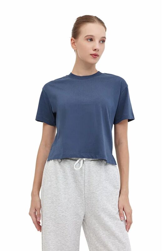 Lumberjack - 5W WB 11ASYA-T 5PR Kadın Mavi T-Shirt - 102032888