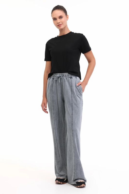 5W WB 11ASYA-T 5PR Kadın Siyah T-Shirt - 102027270