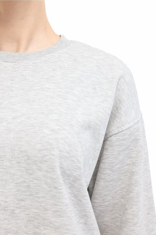 5W WB 16AMMY-C 5PR Kadın Gri Sweatshirt - 102027300