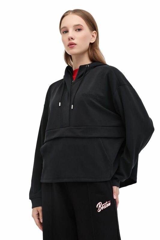 Lumberjack - 5W WB 17ROSA 5PR Kadın Siyah Sweatshirt - 102024688