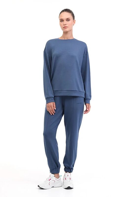 5W WB 22CAMILA-P CT695 5PR Kadın Mavi Eşofman Altı - 102025673