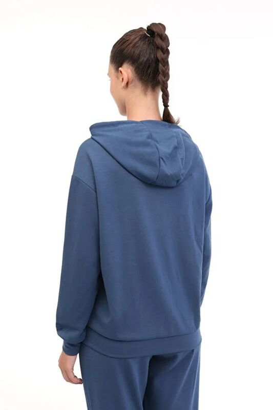 5W WB CARLA-H GINSEN 5PR Kadın Mavi Sweatshirt - 102033834