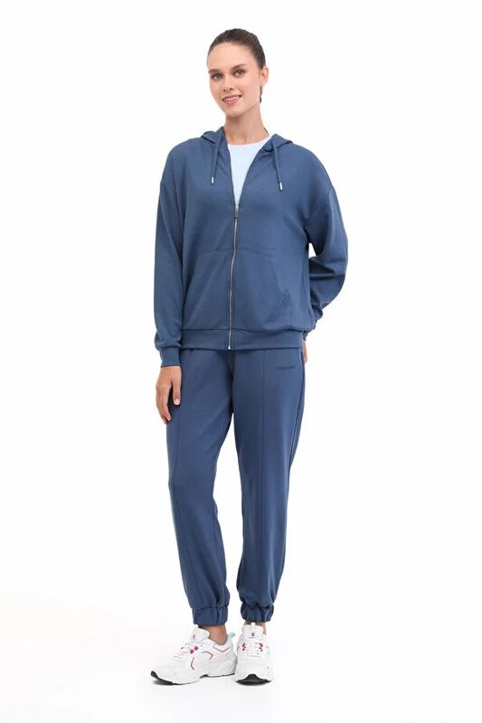 5W WB CARLA-H GINSEN 5PR Kadın Mavi Sweatshirt - 102033834