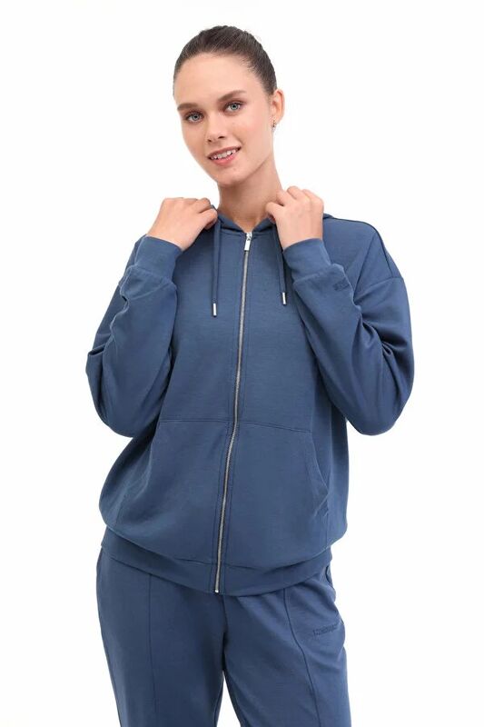 Lumberjack - 5W WB CARLA-H GINSEN 5PR Kadın Mavi Sweatshirt - 102033834