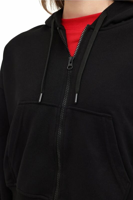 5W WL 17ZIRYAN BTS801 5PR Kadın Siyah Sweatshirt - 102021473