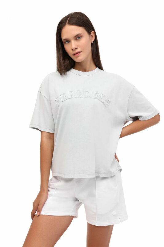 Lumberjack - 5W WL GALE 11SY788 5PR Kadın Gri T-Shirt - 102054408