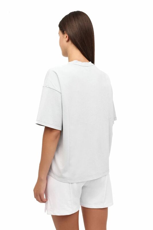 5W WL GALE 11SY788 5PR Kadın Gri T-Shirt - 102054408