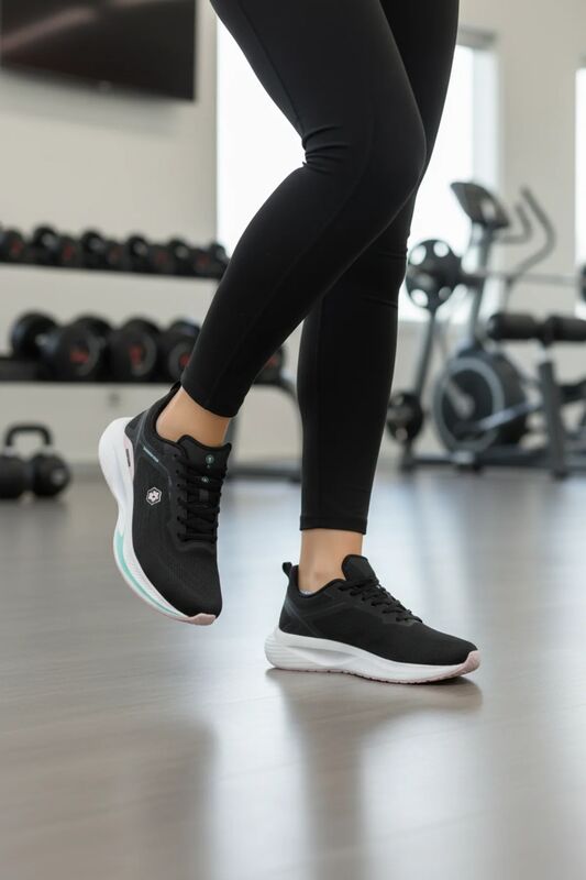 5W WOLY 5PR Kadın Siyah Spor Ayakkabı - 102016054