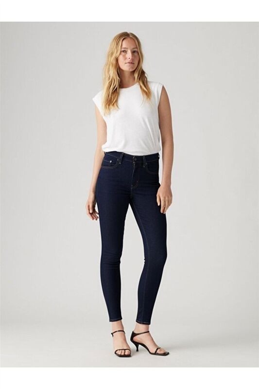 721 HIGH RISE SKINNY TR CAST SHADOWS Kadın Lacivert Jean - A9360