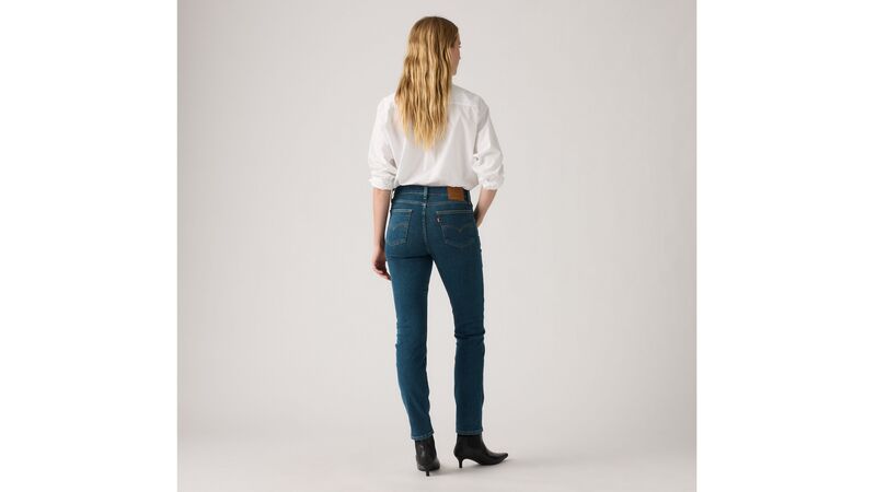 724 HIGH RISE STRAIGHT TORN BALL GOWN Kadın Mavi Denim Pantolon - 18883