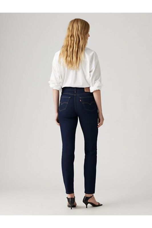 724 HIGH RISE STRAIGT TK CAST SHADOWS Kadın Lacivert Denim Pantolon - A7744