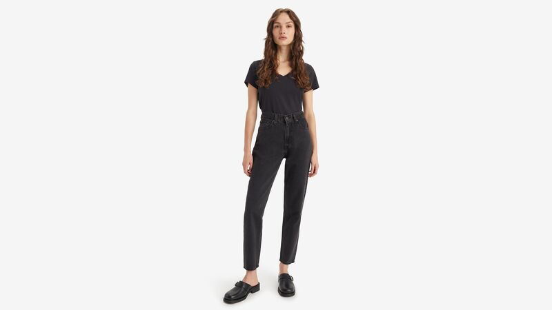 Levi's - 80S MOM JEAN TR NOT TO INTERRUPT Kadın Siyah Denim Pantolon - A9385