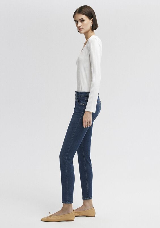 ADA Kadın Lacivert Denim Pantolon - M10205