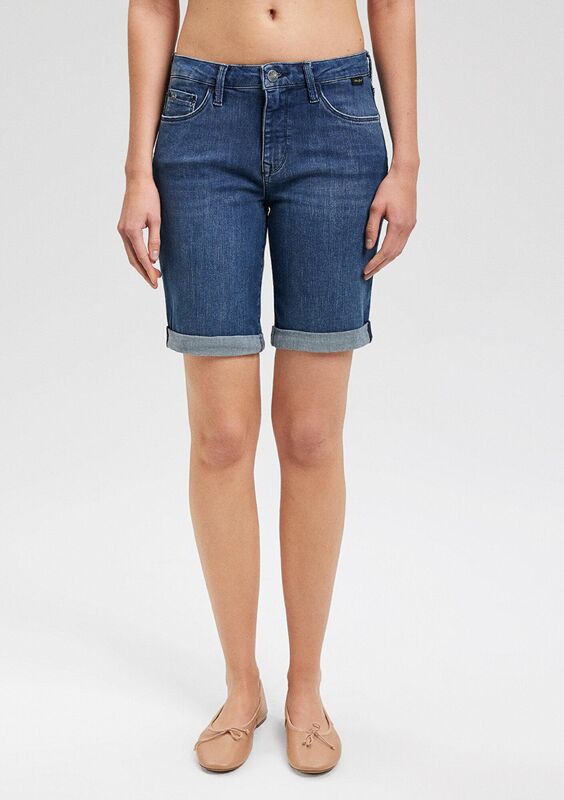 ALEXIS Kadın Dark Gold Denim Şort - M14415