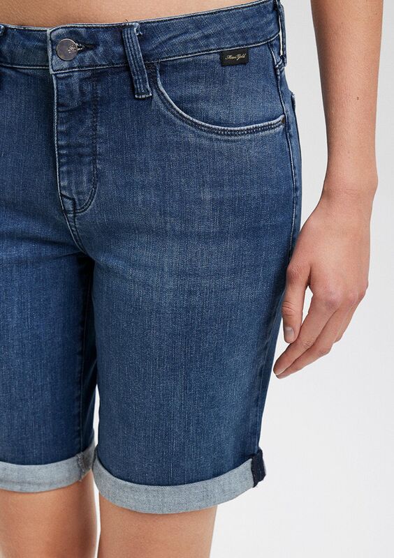 ALEXIS Kadın Dark Gold Denim Şort - M14415