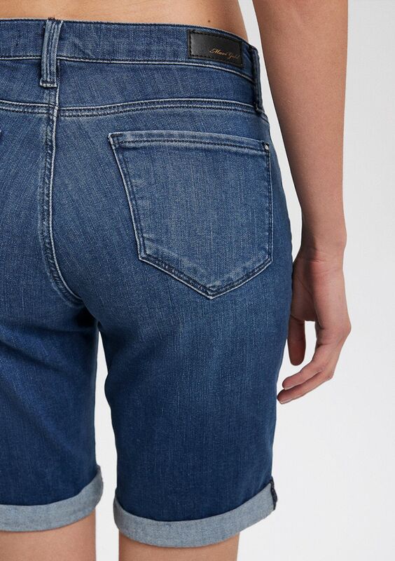 ALEXIS Kadın Dark Gold Denim Şort - M14415