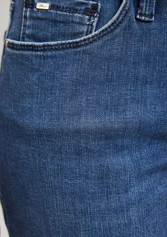 ALEXIS Kadın Dark Gold Denim Şort - M14415