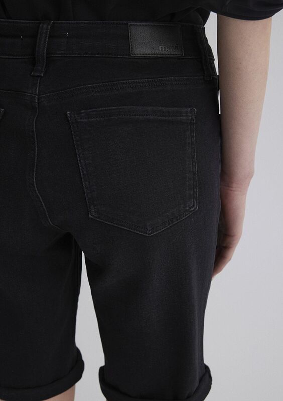 ALEXIS Kadın Gri Denim Şort - M14415
