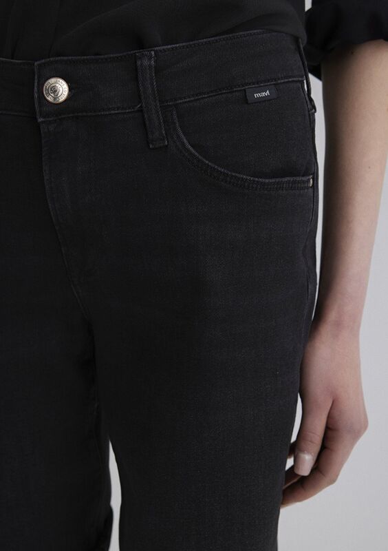 ALEXIS Kadın Gri Denim Şort - M14415