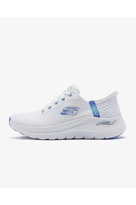 Skechers - ARCH FİT 2.0 - EASY CHİC Kadın Beyaz/Mavi Spor Ayakkabı - 150066TK