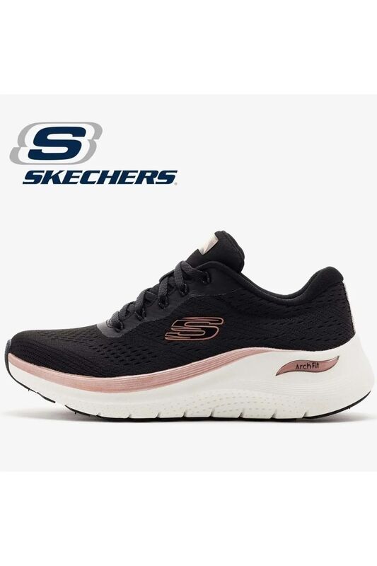 Skechers - ARCH FİT 2.0 - GLOW THE DİSTANCE Kadın Siyah Spor Ayakkabı - 150067TK