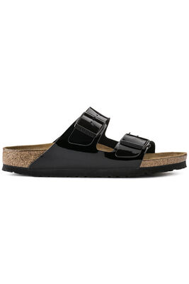 Birkenstock - Arizona BF Patent Kadın Beyaz Terlik - 1005294
