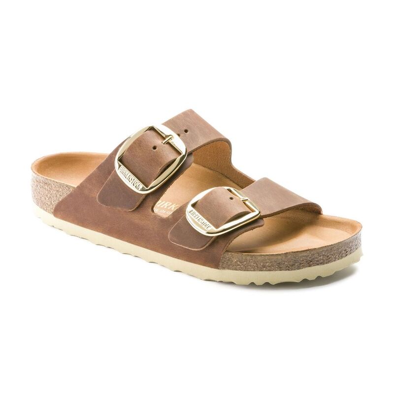 Birkenstock - ARIZONA BIG BUCKLE FL Kadın Kahverengi Terlik - 1011073