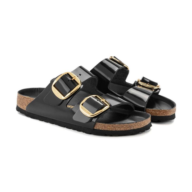 ARIZONA BIG BUCKLE NL HIGH SHINE Kadın Siyah Terlik - 1021476