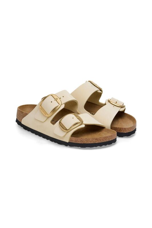ARIZONA BIG BUCKLE NU Kadın ECRU Terlik - BS1026585