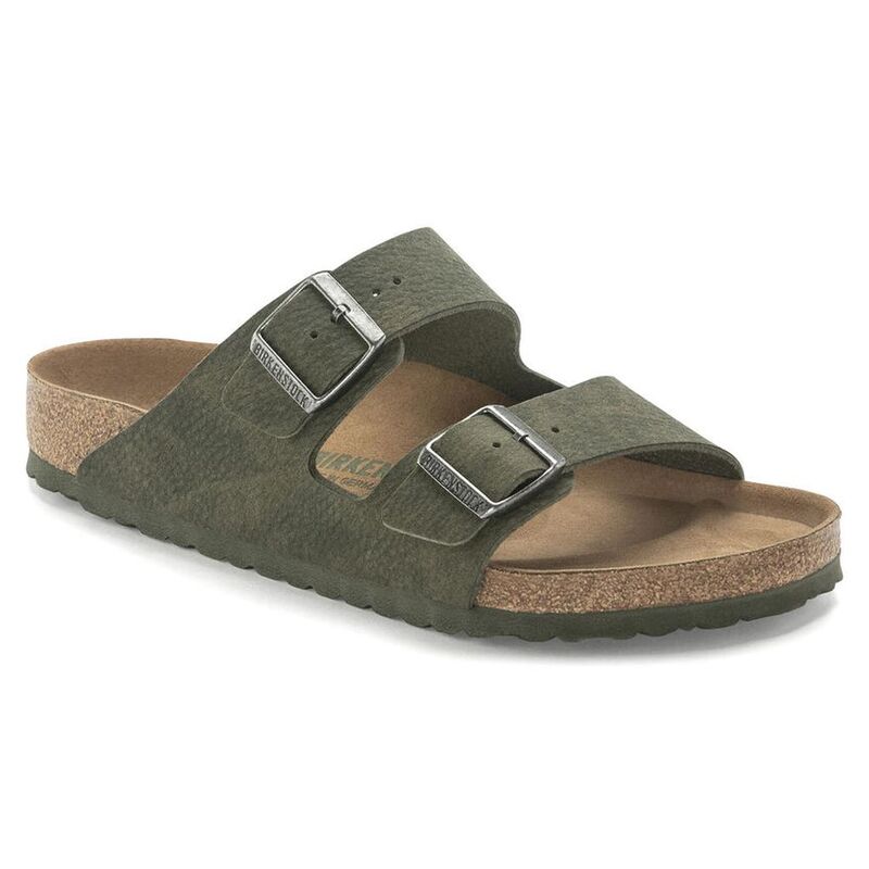 Birkenstock - ARIZONA DESERT DUST VEGAN Erkek Yeşil Terlik - 1024544