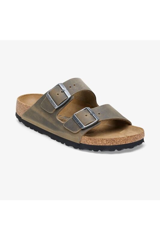 Birkenstock - ARIZONA LEOI Uniseks FADED KHAKI Terlik - 1027039