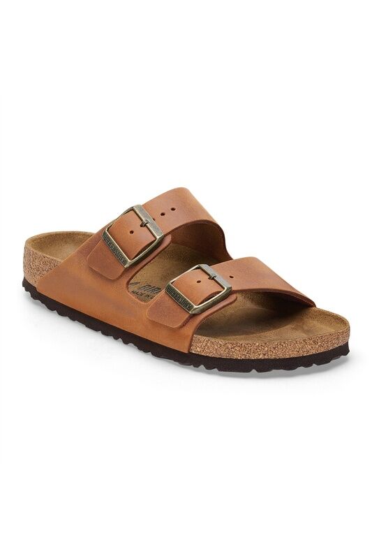 Birkenstock - ARIZONA LEOI Uniseks Kahverengi Terlik - 1028401