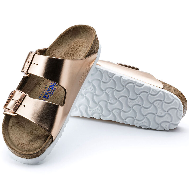 Birkenstock - ARIZONA SFB NL METALLIC Kadın Kahverengi Terlik - 952093 Birkenstock - ARIZONA SFB NL METALLIC Kadın Kahverengi Terlik - 952093