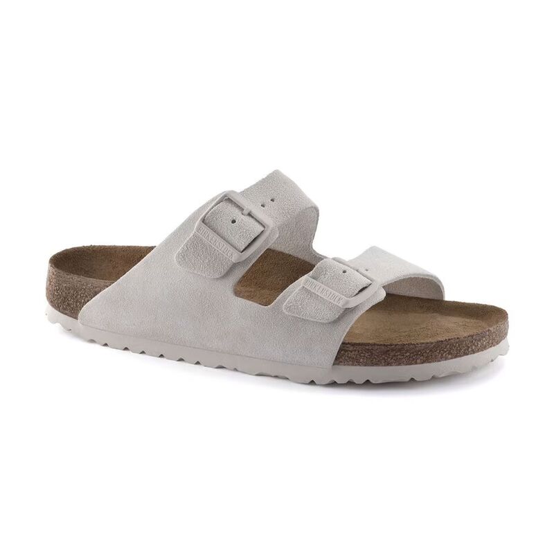 Birkenstock - ARIZONA SFB VL Uniseks ANTIQUE WHITE Terlik - 1024516