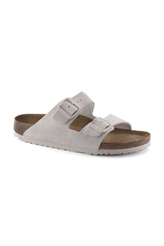 Birkenstock - ARIZONA SFB VL Uniseks ANTIQUE WHITE Terlik - 1024516
