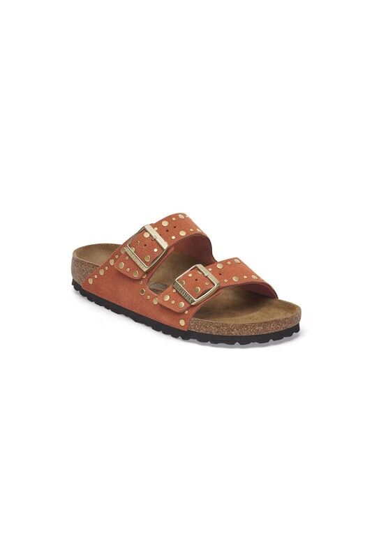 Birkenstock - ARIZONA VL RIVET Kadın DARK RUST Terlik - 1029513