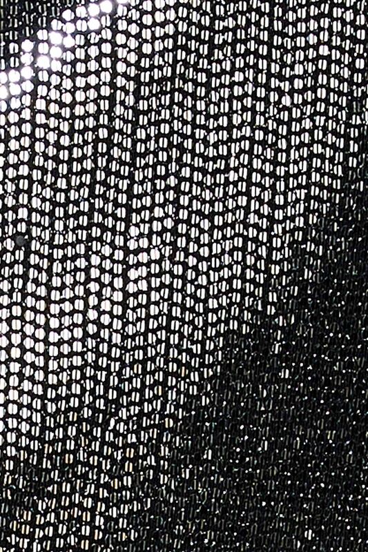 Astarlı Payetli Mini Etek Kadın Siyah T-Shirt - 323A4XJTL001Z