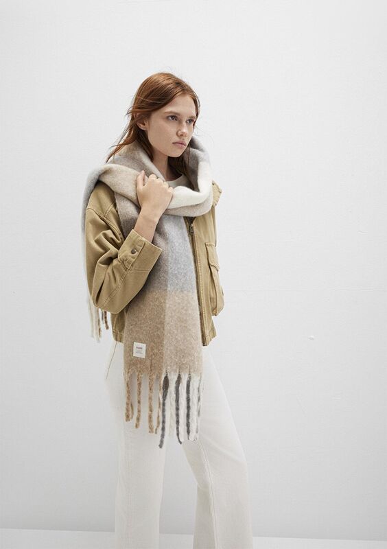 Mavi - ATKI Kadın Bej Atkı - M1913603