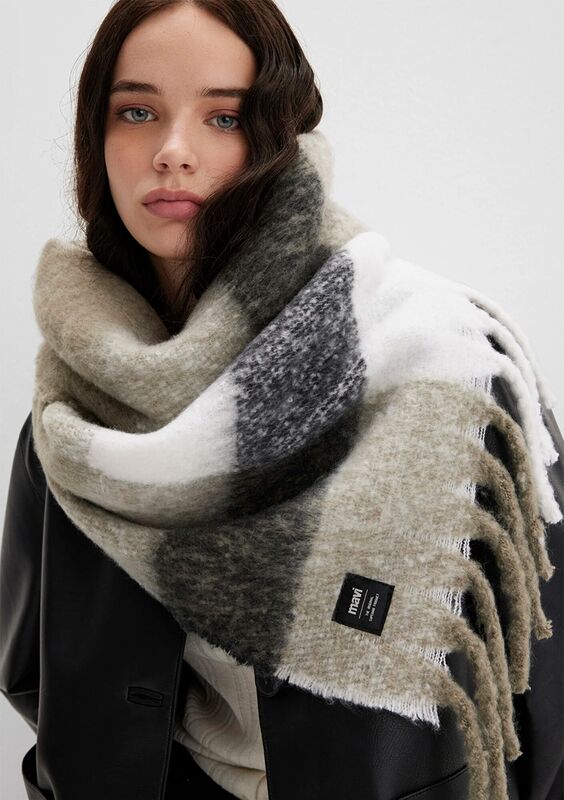 Mavi - ATKI Kadın Gri Atkı - M1911745