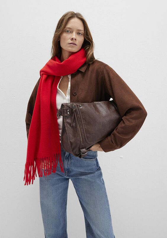 Mavi - ATKI Kadın Kırmızı Atkı - M198940