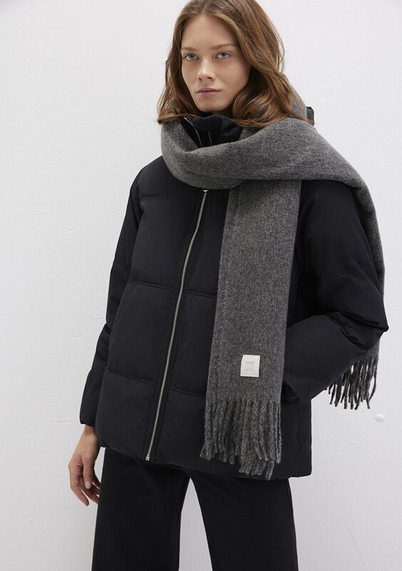 Mavi - ATKI Kadın Koyu Gri Atkı - M198940