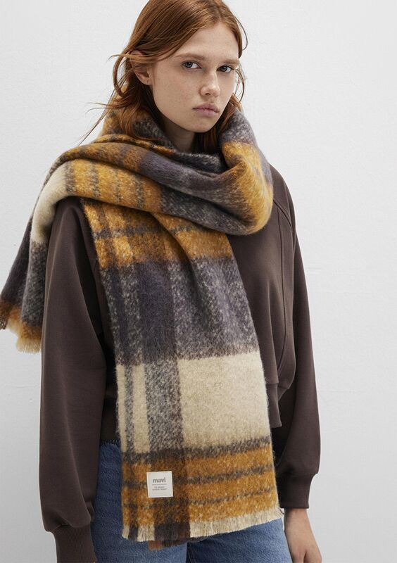 Mavi - ATKI Kadın Sarı Atkı - M1913597