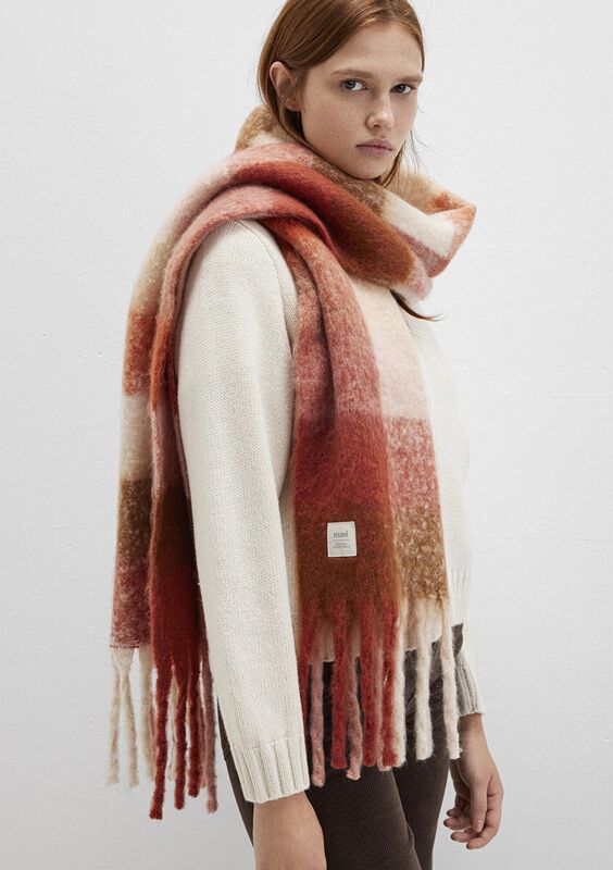 Mavi - ATKI Kadın Turuncu Atkı - M1913596